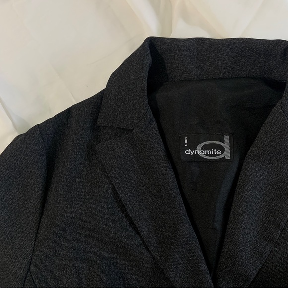 Blazer, Long Thin Grey Blazer - Picture 4 of 6